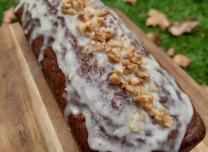 Una foto de Carrot Cake con frosting saludable
