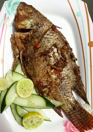 A picture of Grilled fish.