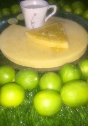 عکسی از دستور کیک ليمو 🍋😋