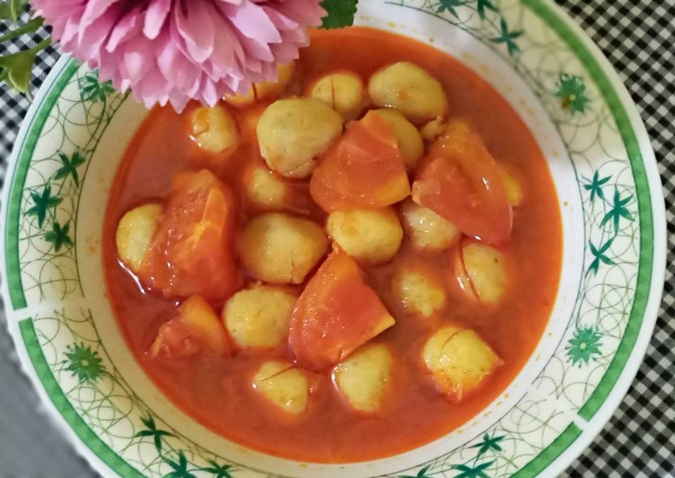 Bakso Ikan Asam Pedas (Bumbu Asam Pedas Pontianak)