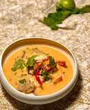 Tom Yam Kung - sopa de langostinos y leche de coco