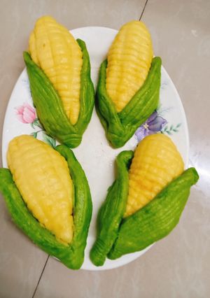 Hình của món Bánh bao trái bắp.