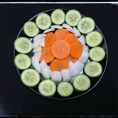 A picture of Tri colour salad.