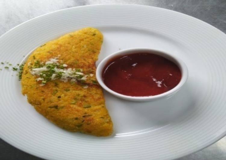 Recipe of Super Quick Homemade Eggless Omlette (Mock Omlette)