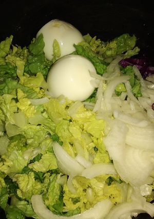 Una foto de Ensalada con huevo