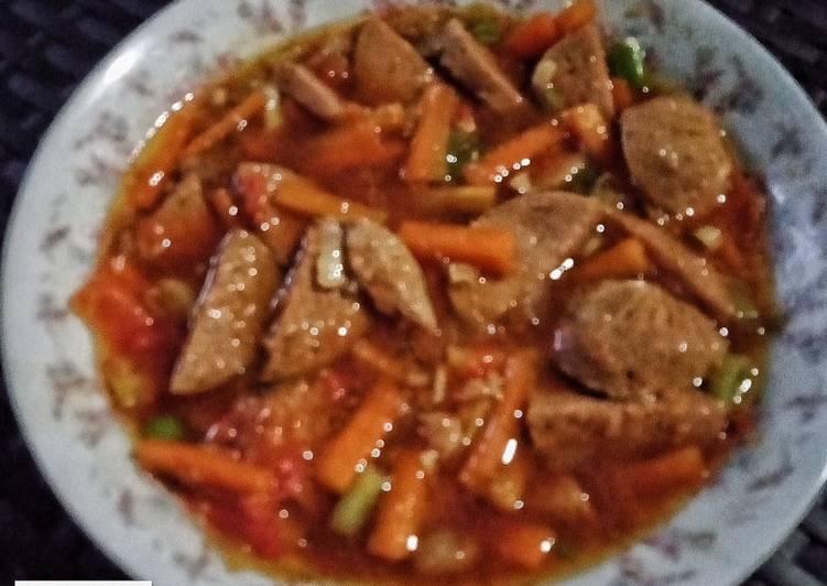 Resep 46. Galantin Daging Sapi Kuah Kecap Ala NitaMaha&#39;s Kitchen Super Lezat