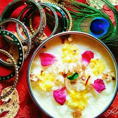 Rice kheer A picture of Rice kheer.
