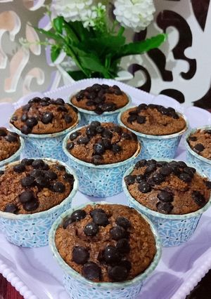 Foto resep Muffin Oatmeal coklat chocochips
