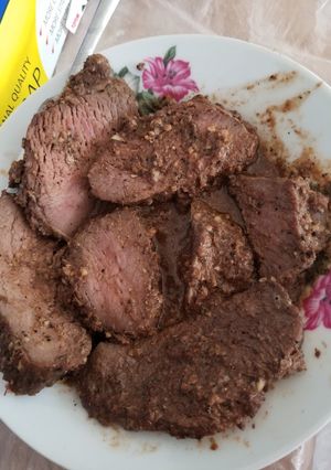 Hình của món Bò nướng.