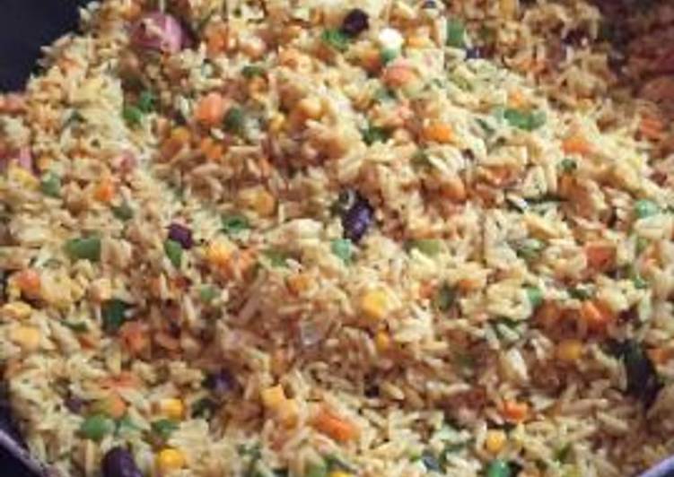 Easiest Way to Make Quick Jollof rice with vegetables