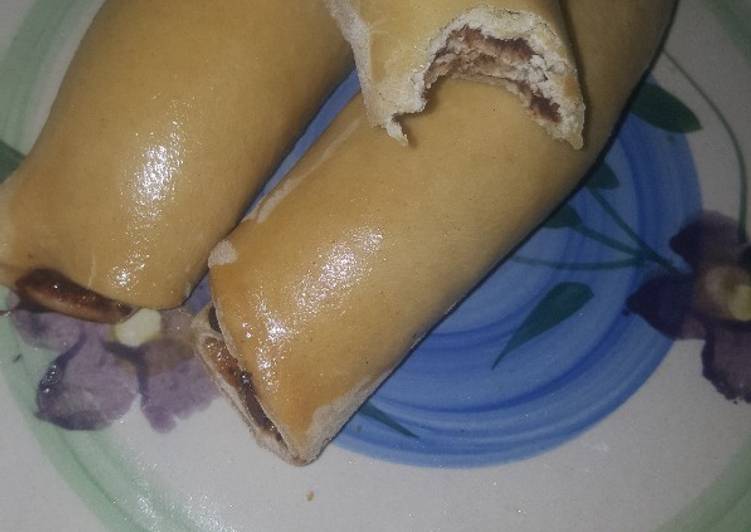 How to Prepare Appetizing Nutella stuff bread This is Secret Recipe  From Best My Grandma's Recipe !!