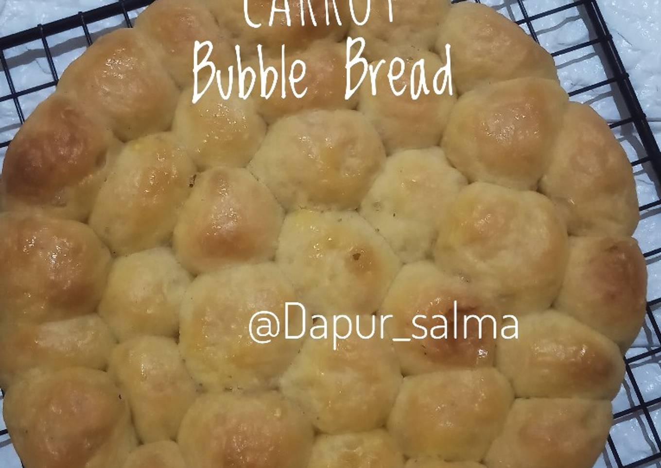 Resep Carrot Bubble Bread, Lezat