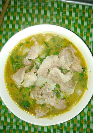 Hình của món Phở bò.
