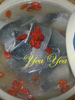 枸杞虱目魚皮湯 的食譜成品照片