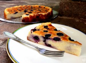 Foto di Torta di semolino con mirtilli