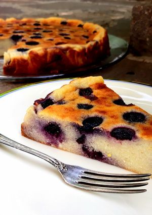Foto di Torta di semolino con mirtilli