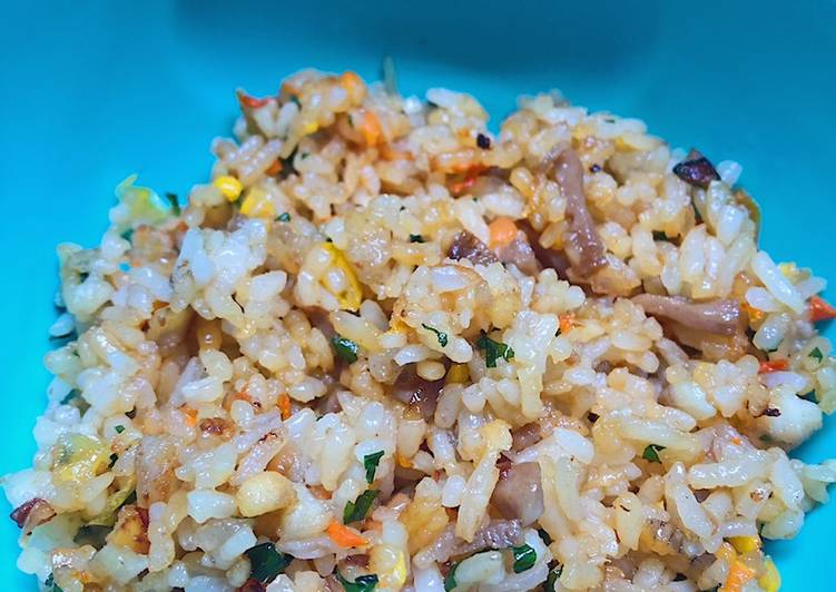 Cara Memasak Nasi Goreng Lele (MPASI 13+) yang Gurih