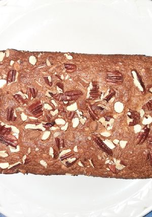 Una foto de Pan de plátano avena y frutos secos