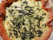Une photo de quiche aux blettes