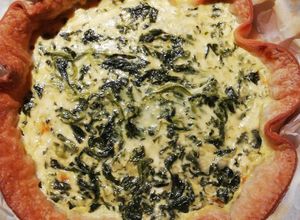 Une photo de Quiche feuille de blettes et fromage frais de brebis