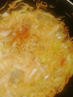 A picture of Sauteed cabbage.