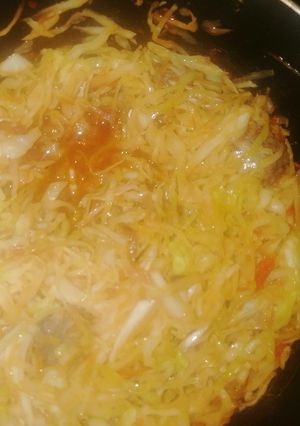 A picture of Sauteed cabbage.