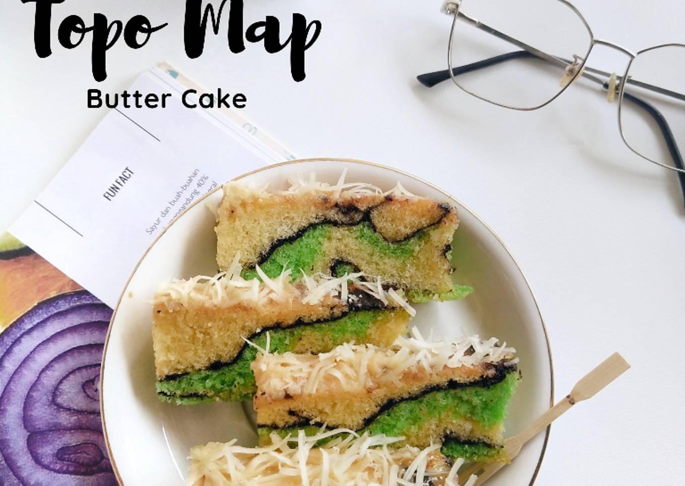 Topo Map Butter Cake