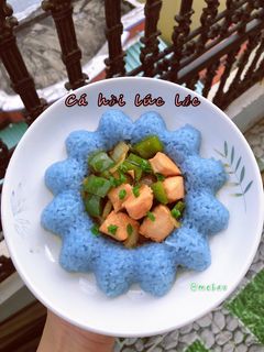 Hình của món Cá hồi lúc lắc.