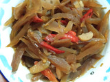 Oseng pepaya muda pedas