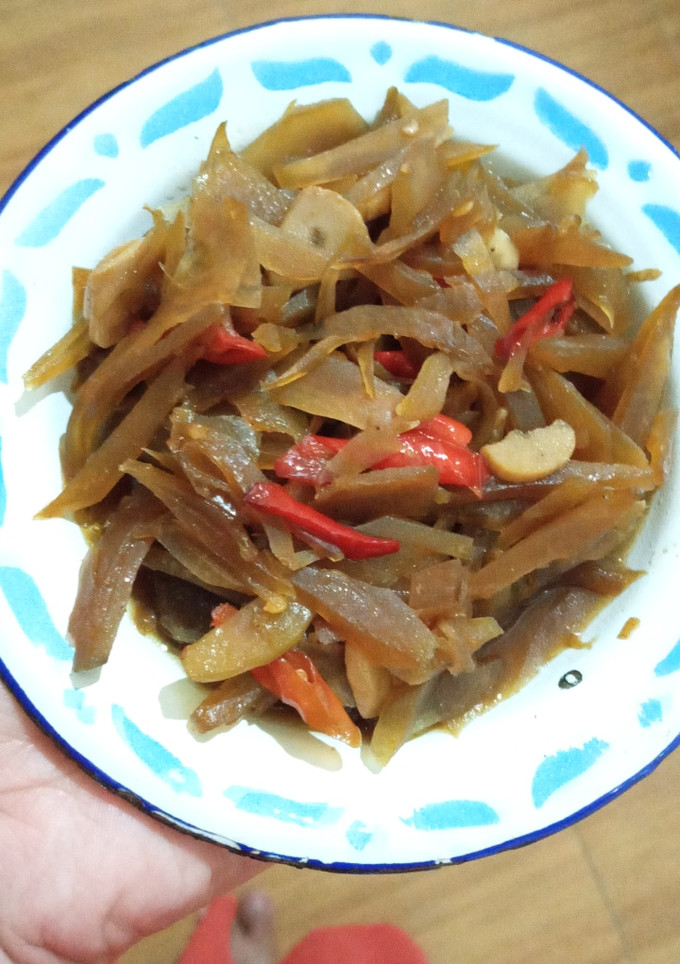 Foto resep Oseng pepaya muda pedas