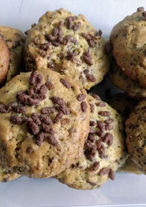 Una foto de Cookies con cereales de chocolate