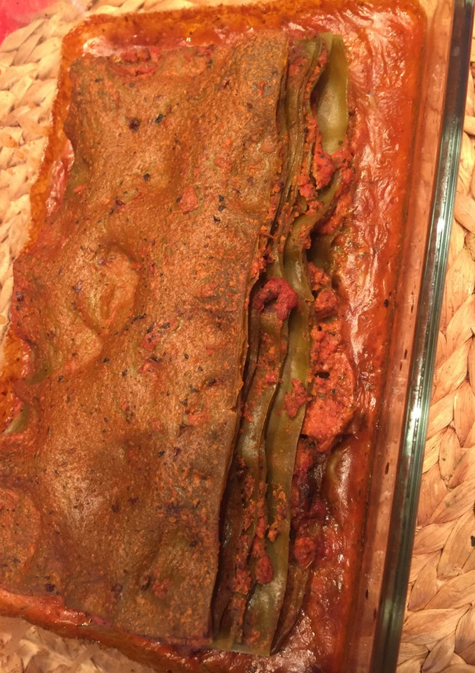 Una foto de Lasagna verde