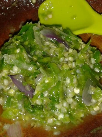Cara Gampang Membikin Resep Sambal Krosak Cabe rawit ijo /sambal bebek penyet yang Enak Banget Anti Ribet, Lezat Sekali
