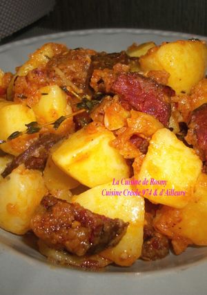 Une photo de Pommes de terre Sautées à l'ail et au Chorizo