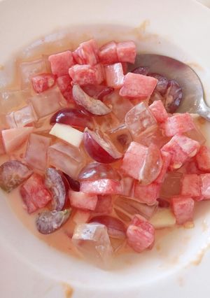 Foto resep Salad Anggur Semangka Simple