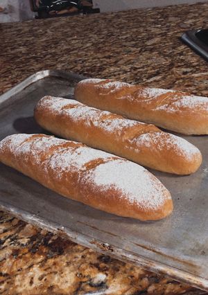 Una foto de Pan baguette