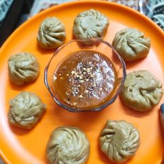 Wheat Momos A picture of Wheat Momos.