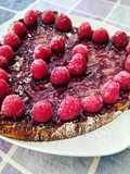 Torta alla Yogurt Greco e Lamponi