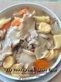 Sup Masam Pedas Cendawan Tiram dan Tauhu Telur (Ala Thai)