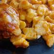 Ñoquis de papa y zapallo con Salsa de Pollo