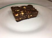 Una foto de brownies en cacerola