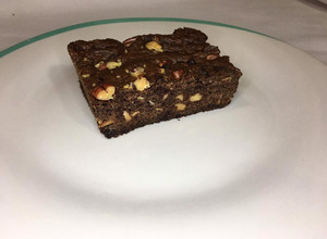 Una foto de Brownie de chocolate
