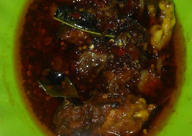 Resep Ayam bumbu kecap pedas Lezat