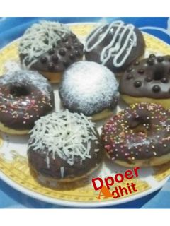 Foto resep Donat Menul Topping Dark Chocolate