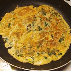 Veggies omelet A picture of Veggies omelet.