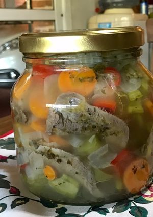 Una foto de Lengua al escabeche
