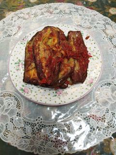 Foto resep Terong penyet Petir