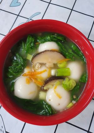 冬至~鹹湯圓 的食譜成品照片