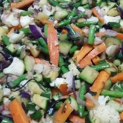 Stir fried vegetables A picture of Stir fried vegetables.