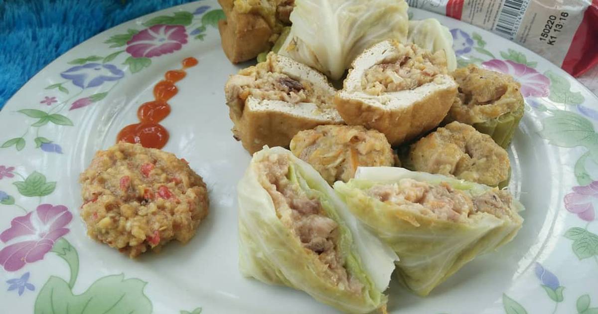 Resep [menu Diet ] Siomay Ayam Oatmeal Oleh Dyah Ajeng Prasetyaningtyas